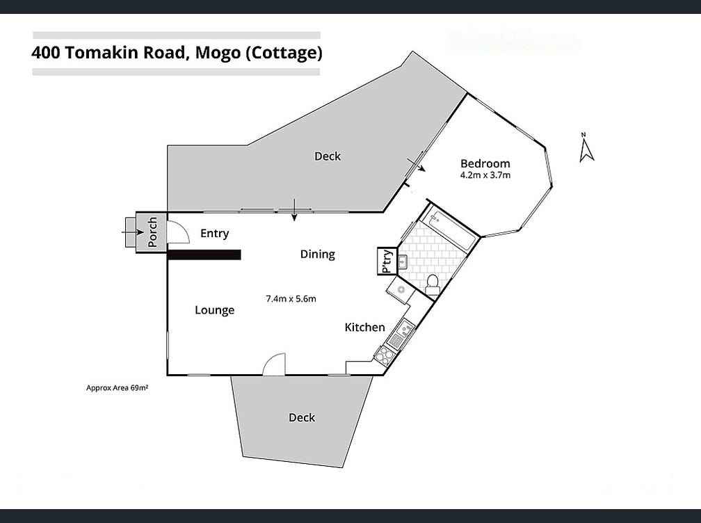 The Cottage floor plan